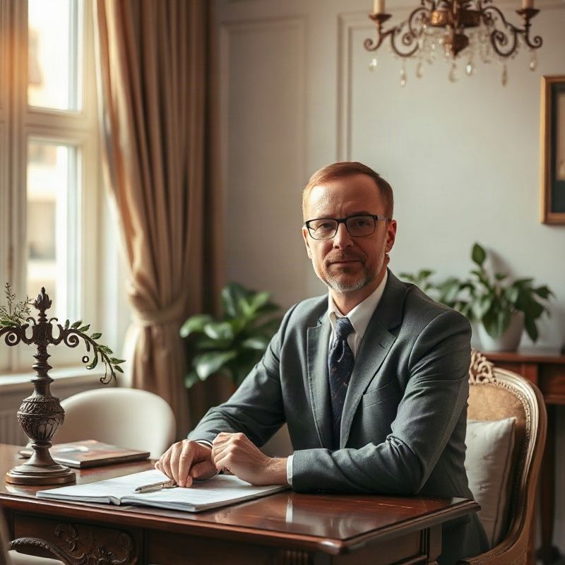 Pracovníčka odpovedá na otázku klienta pri stole s pôdorysom nehnuteľnosti